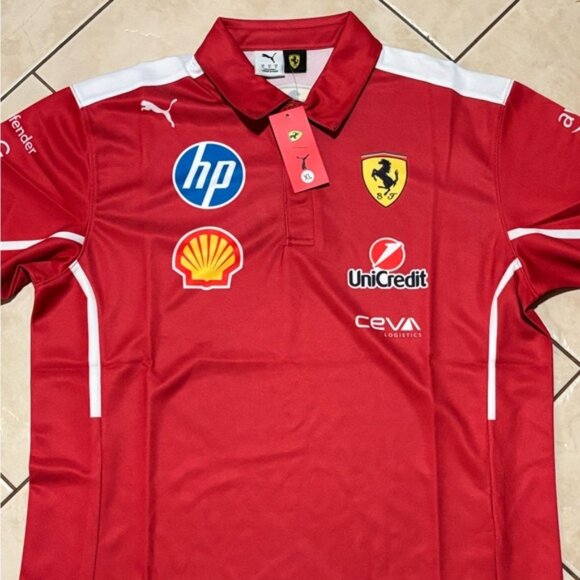 Formula 1 Jersey Ferrari Pirelli , Unisex - Picture 2 of 14